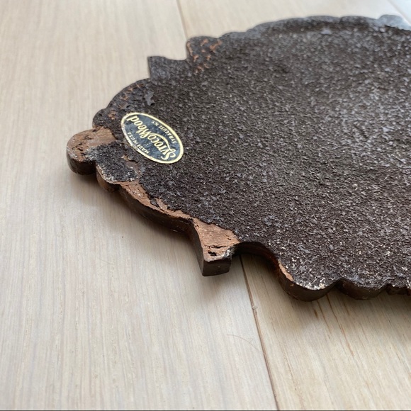 SOLD Boston Syroco Wood Goethe Lord Byron Wall Plaques Vintage - Picture 8 of 8